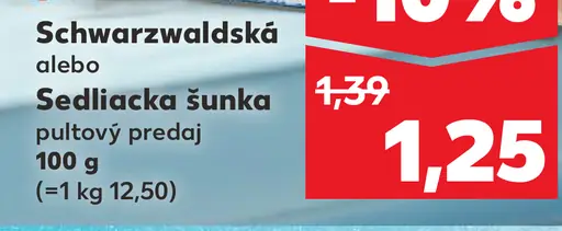 Schwarzwaldská alebo Sedliacka šunka