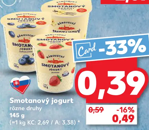 Smotanový jogurt