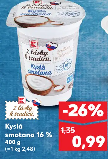 Rajo Kyslá smotana