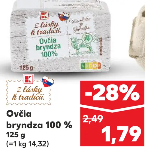 K-Classic Ovčia bryndza