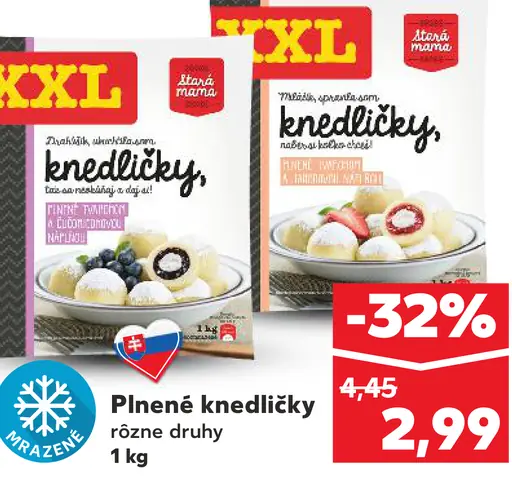 XXL Plnené knedličky