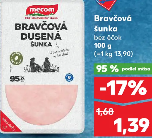 Mecom Bravčová dusená šunka