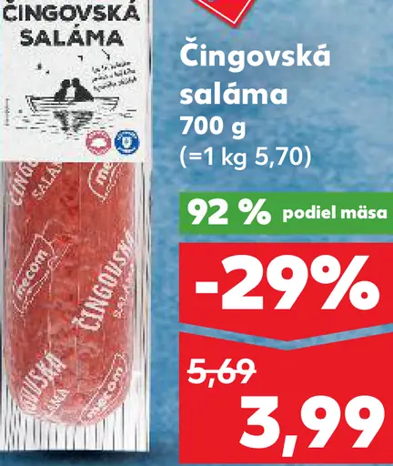 Mecom Čingovská saláma