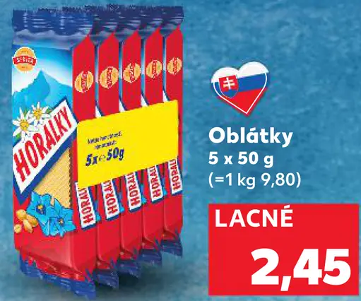 Horalky Oblátky