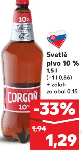 Corgoň svetlé pivo
