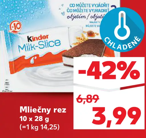 Kinder Milk-Slice