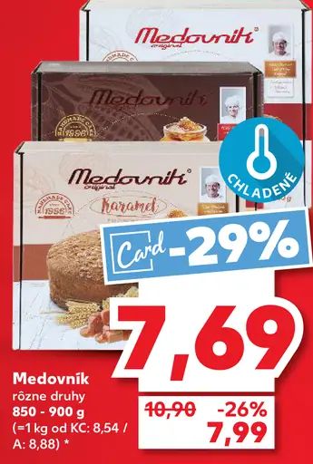 Medovník rôzne druhy