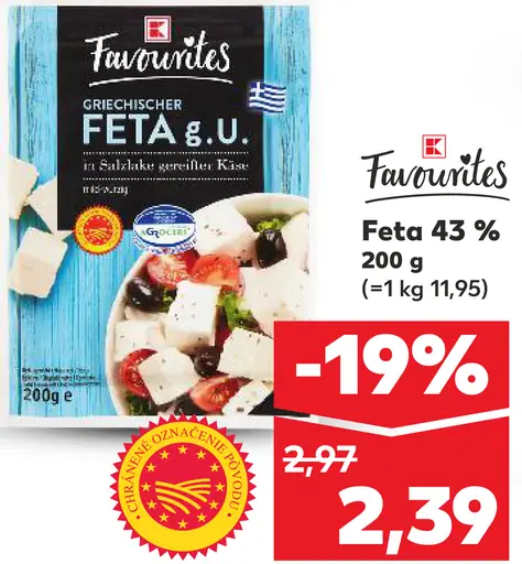 Favourites Feta 43%