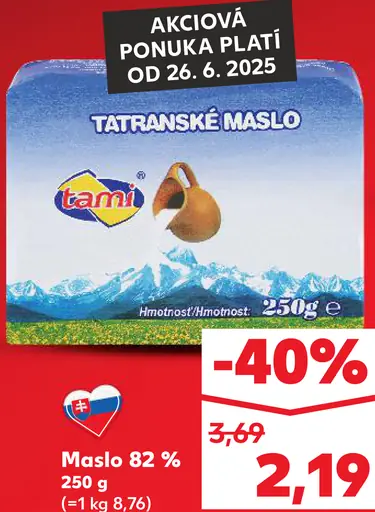 Maslo 82%