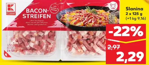 K-Classic Slanina plátky