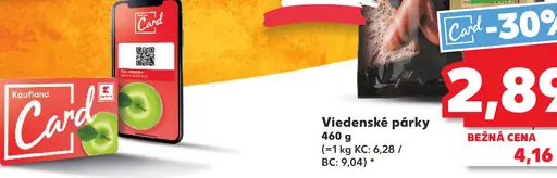 Chodura Viedenské párky 80% podiel mäsa