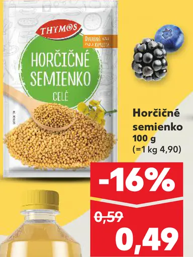 Thymos Horčičné semienko celé