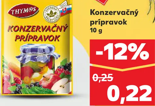 Thymos Konzervačný prípravok