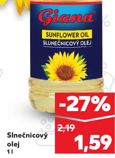 Giana Slnečnicový olej
