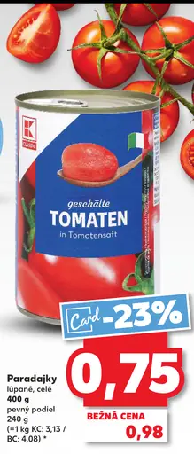 K-Classic Pasírované paradajky