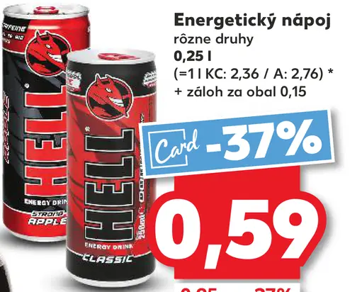 Hell energetický nápoj plechovka