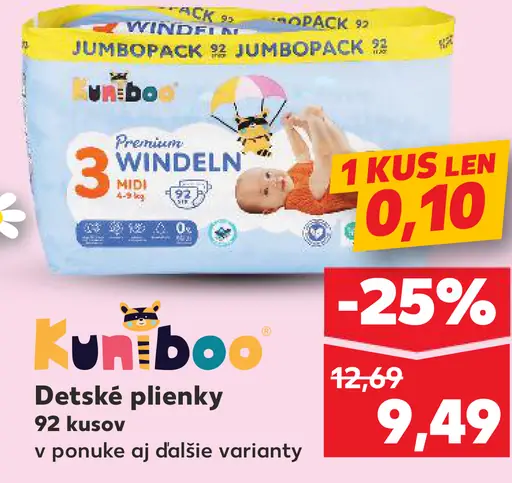 Kuniboo detské plienky
