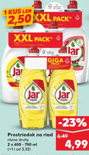 Jar prostriedok na riad