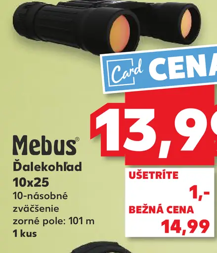 Mebus Ďalekohľad 10x25