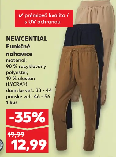 NEWCENTIAL Pánske funkčné nohavice
