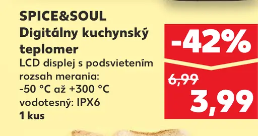 SPICE&SOUL Digitálny kuchynský teplomer