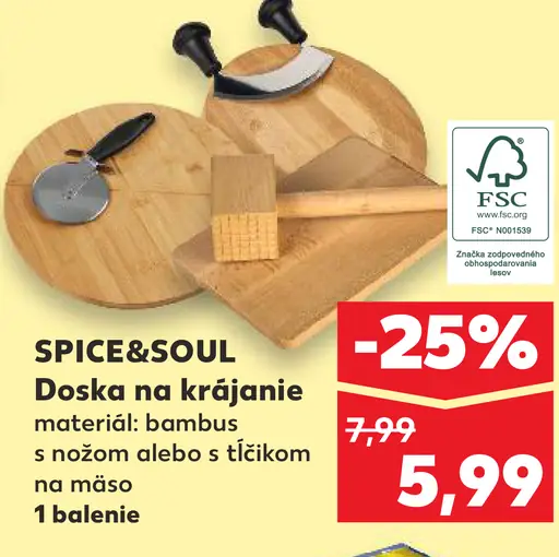 Spice&Soul Doska na krájanie