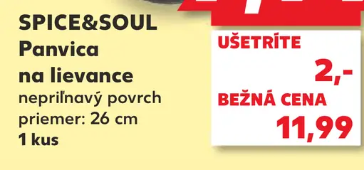 SPICE&SOUL Panvica na lievance