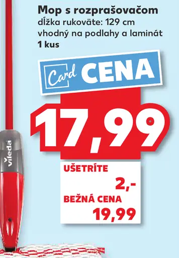 Vileda Mop s rozprašovačom