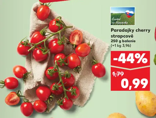 Paradajky cherry strapcové