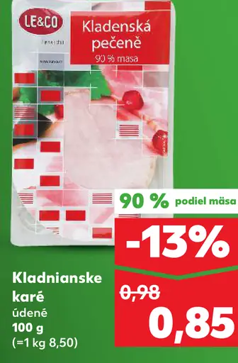 L&K Kladnianske karé údené
