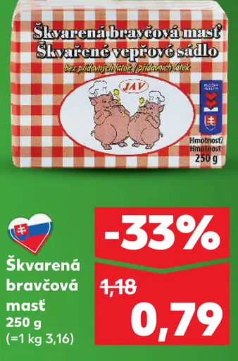 Skáreň bravčová masť