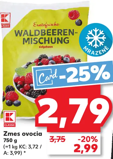 K-Classic Zmes ovocia