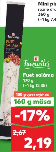Feuravules Fuet saláma