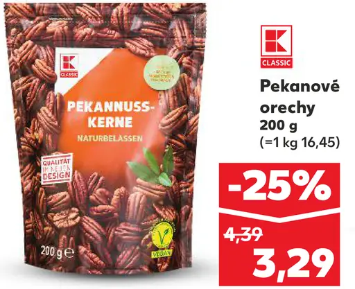 K-Classic Pekanové orechy
