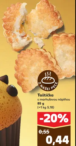 Taštička s marhuľovou náplňou