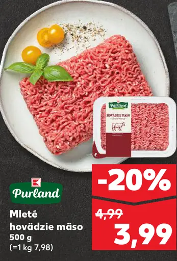 Purland Mleté hovädzie mäso