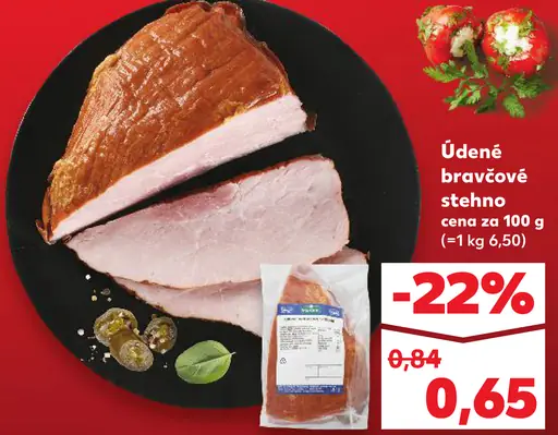 Údené bravčové stehno