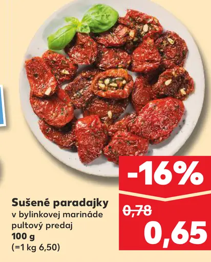 Sušené paradajky v bylinkovej marináde