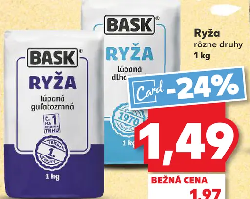 Bask ryža guľatozrnná