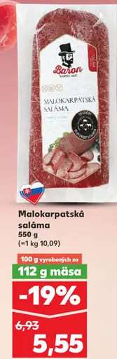 Baron malokarpatská saláma