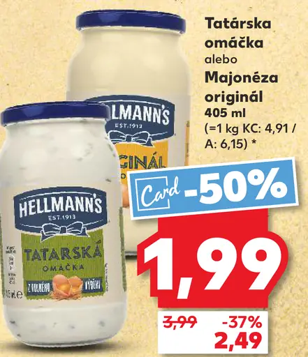 Hellmann's Tatárska omáčka