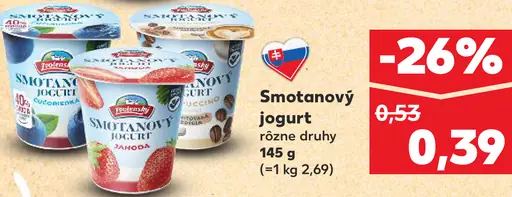 Milko Bedřich smotanový jogurt