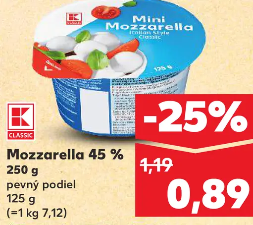 K-Classic Mozzarella