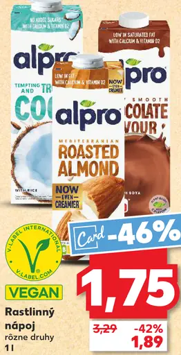 Alpro rastlinný nápoj