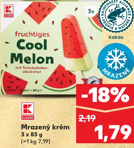 K-Classic Mrazený krém Cool Melon