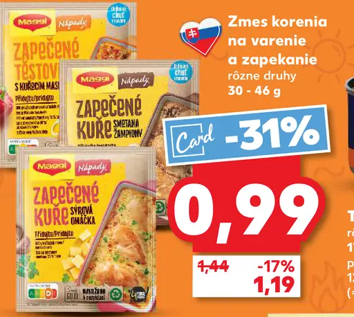 Zmes korenia na varenie a zapekanie