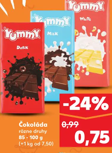 Yummy čokoláda