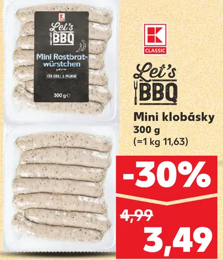 Let's BBQ Mini klobásky