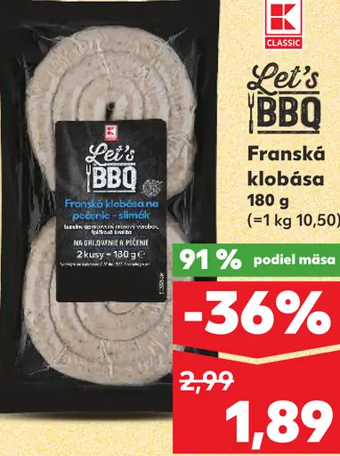 Let's BBQ Franská klobása