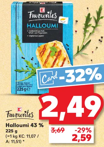 Favorites Halloumi 43%